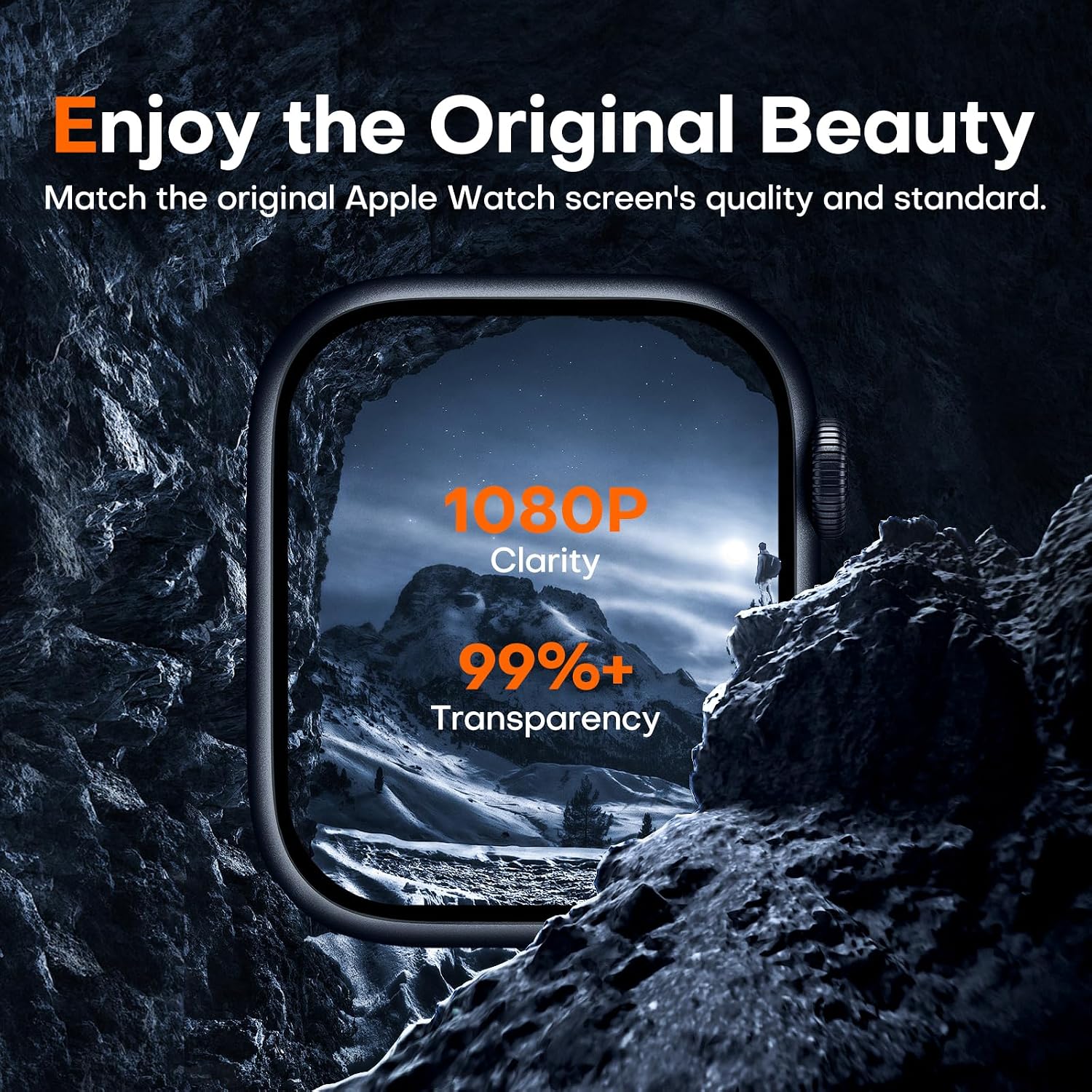 Detalle 2 de LK 41mm Screen Protector for Apple Watch Series 9/8/7, 8-Pack TPU Film
