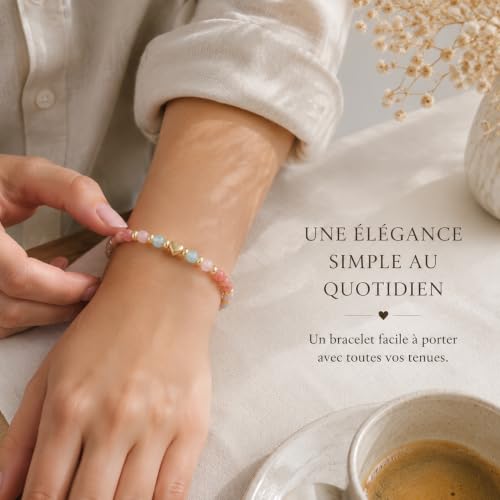 Thumbnail 2 de Lueaurra Bracelet Femme – Pierre Naturelle, Cadeau Élégant pour Femme