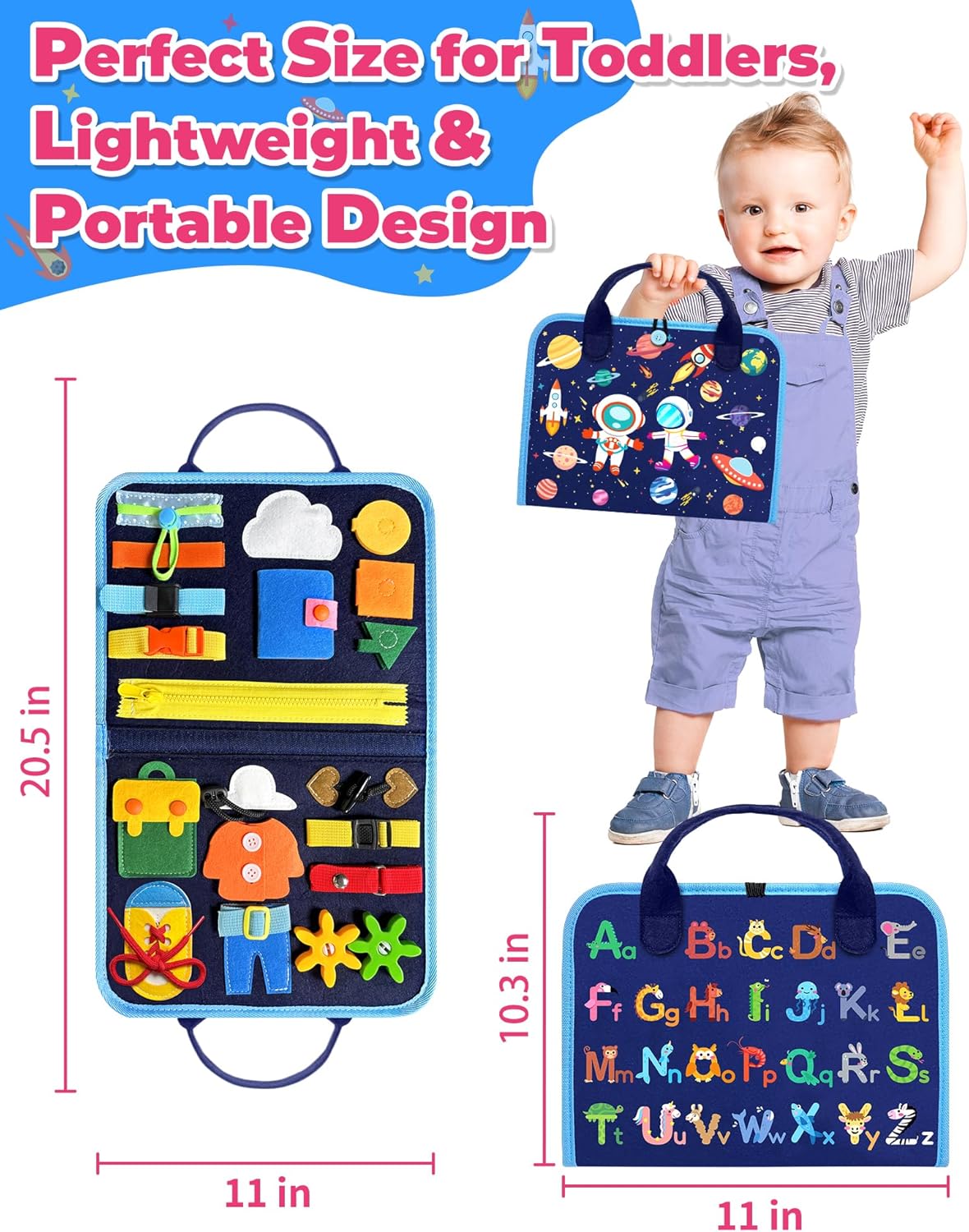 Thumbnail 5 de Gojmzo Busy Board 8‑Page Montessori