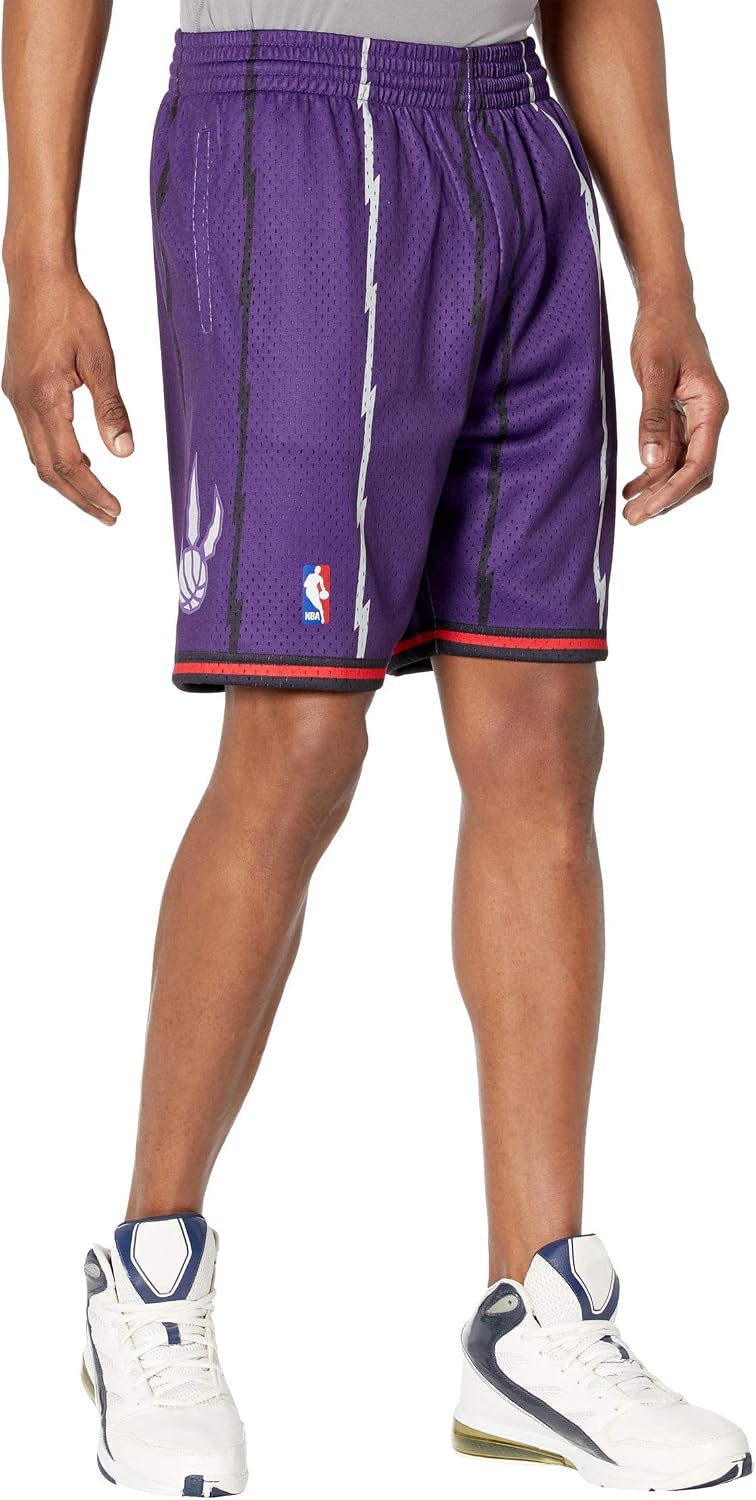 Detalle de Mitchell & Ness Swingman Shorts Toronto Raptors