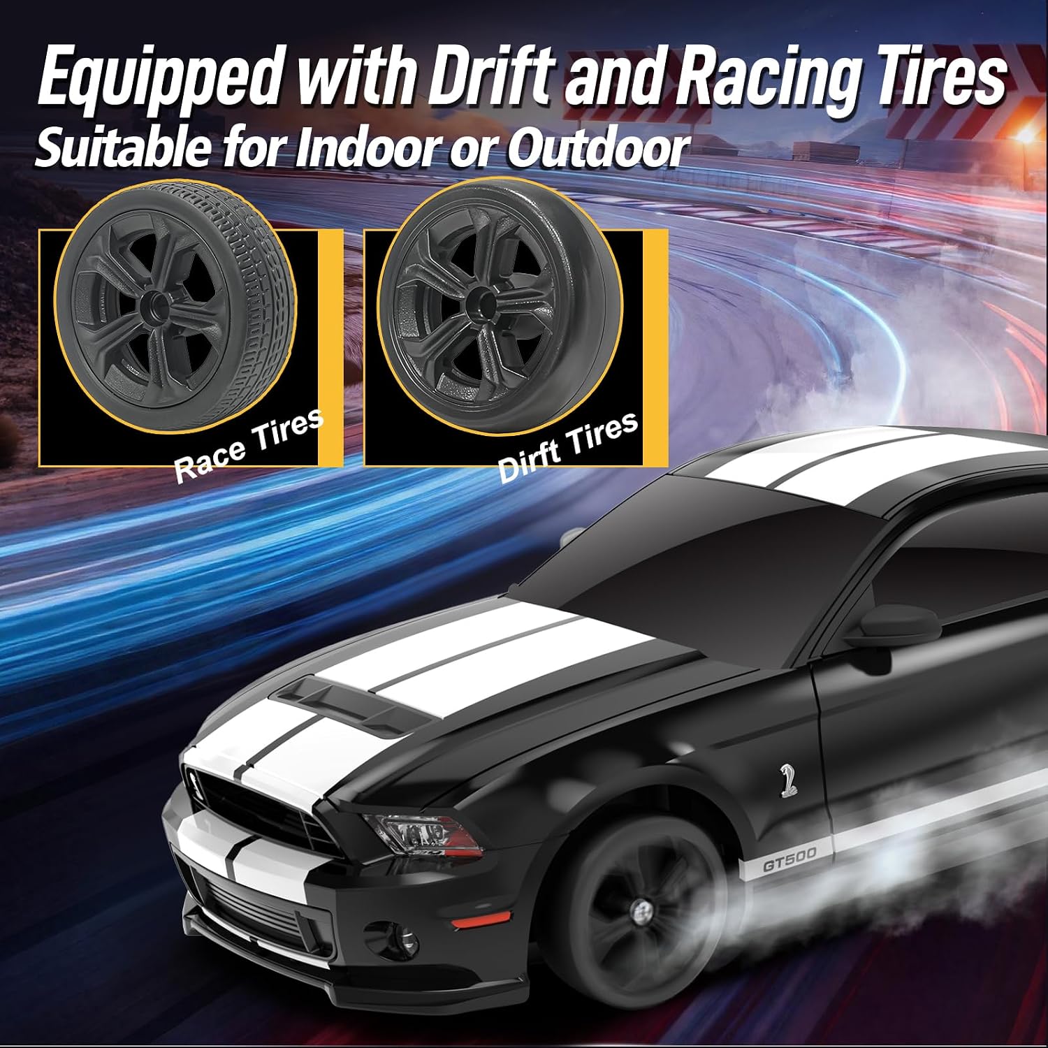 Thumbnail 4 de YONCHER RC Drift Auto Ford Mustang GT500