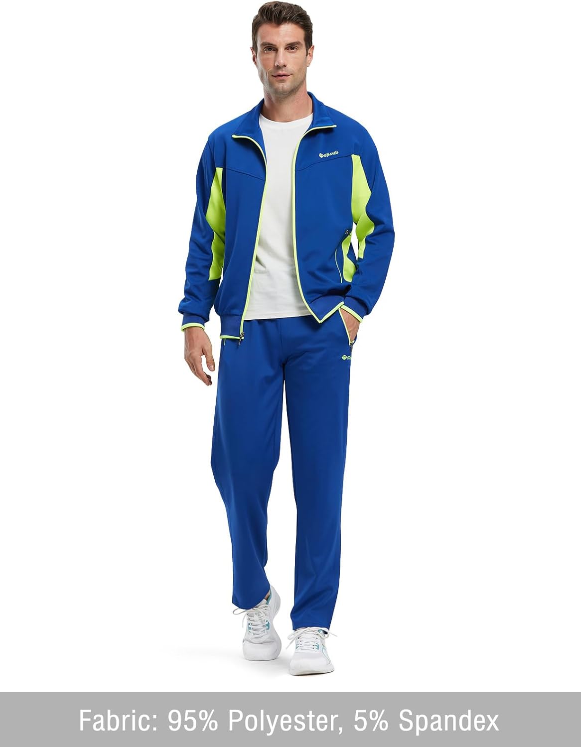 Detalle de TBMPOY Men's Tracksuits: Lightweight 2-Piece Sweat Set for All-Season Comfort