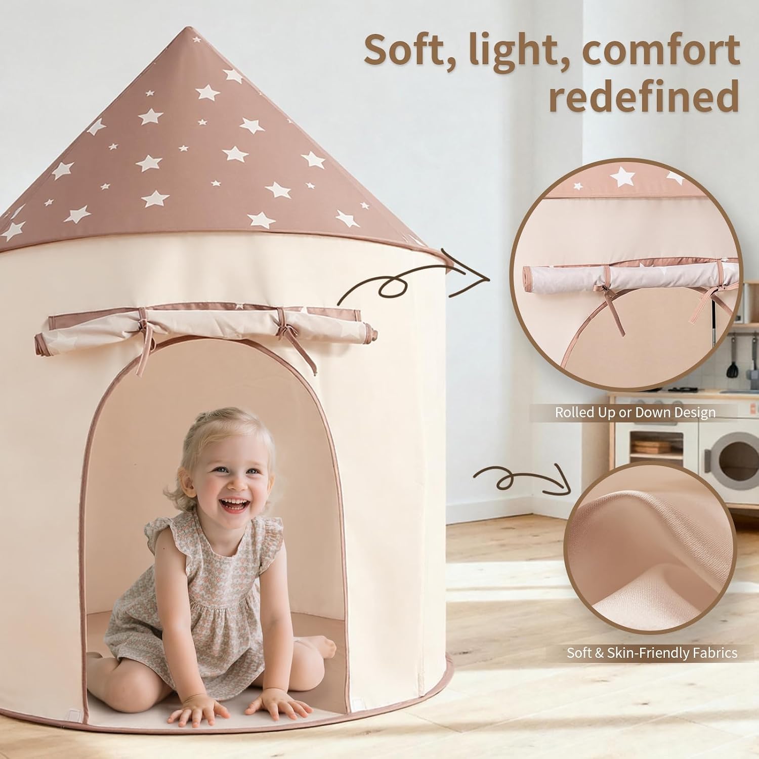 Thumbnail 1 de Sumbababy 3-in-1 Play Tent with Tunnel and Ball Pit for Toddlers