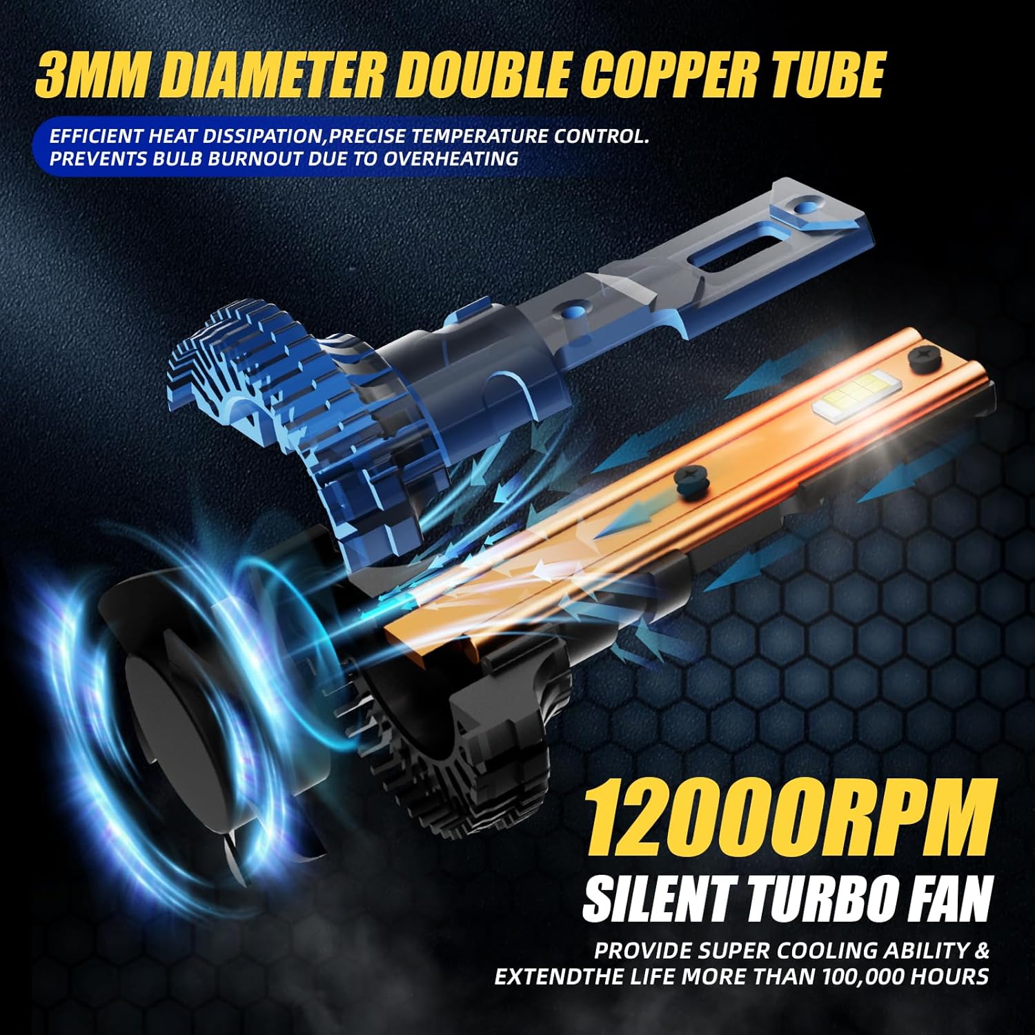 Thumbnail 6 de Devechos H7 ampoules 30000LM