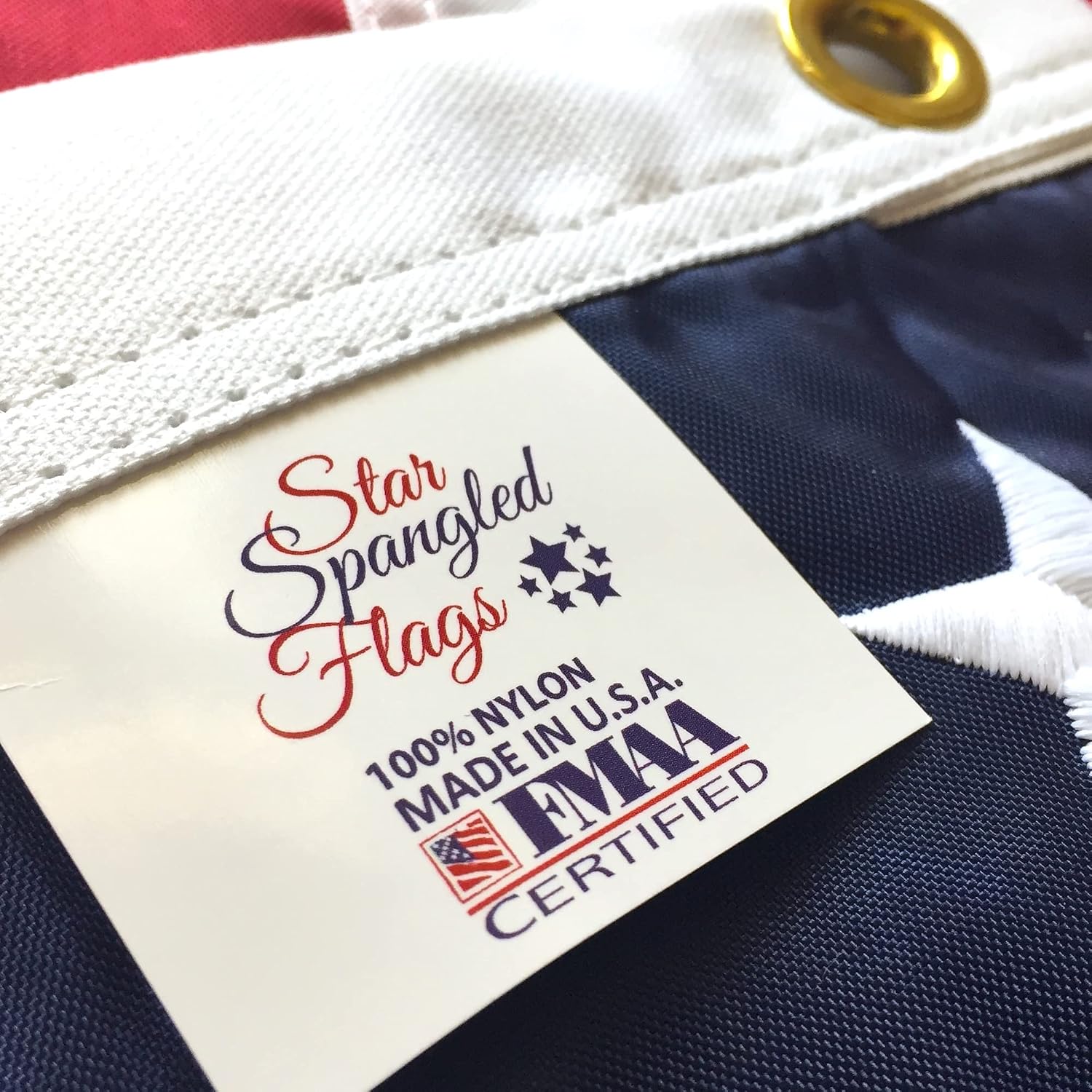 Detalle de Star Spangled Flags 4316387475 – flaga USA 91 × 152 cm z nylonu