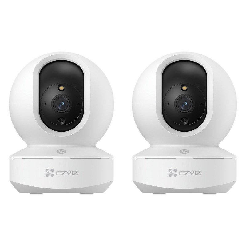 Detalle de Pack 2x Cámaras EZVIZ TY1 2K Interior Rotativas – 360º, WiFi
