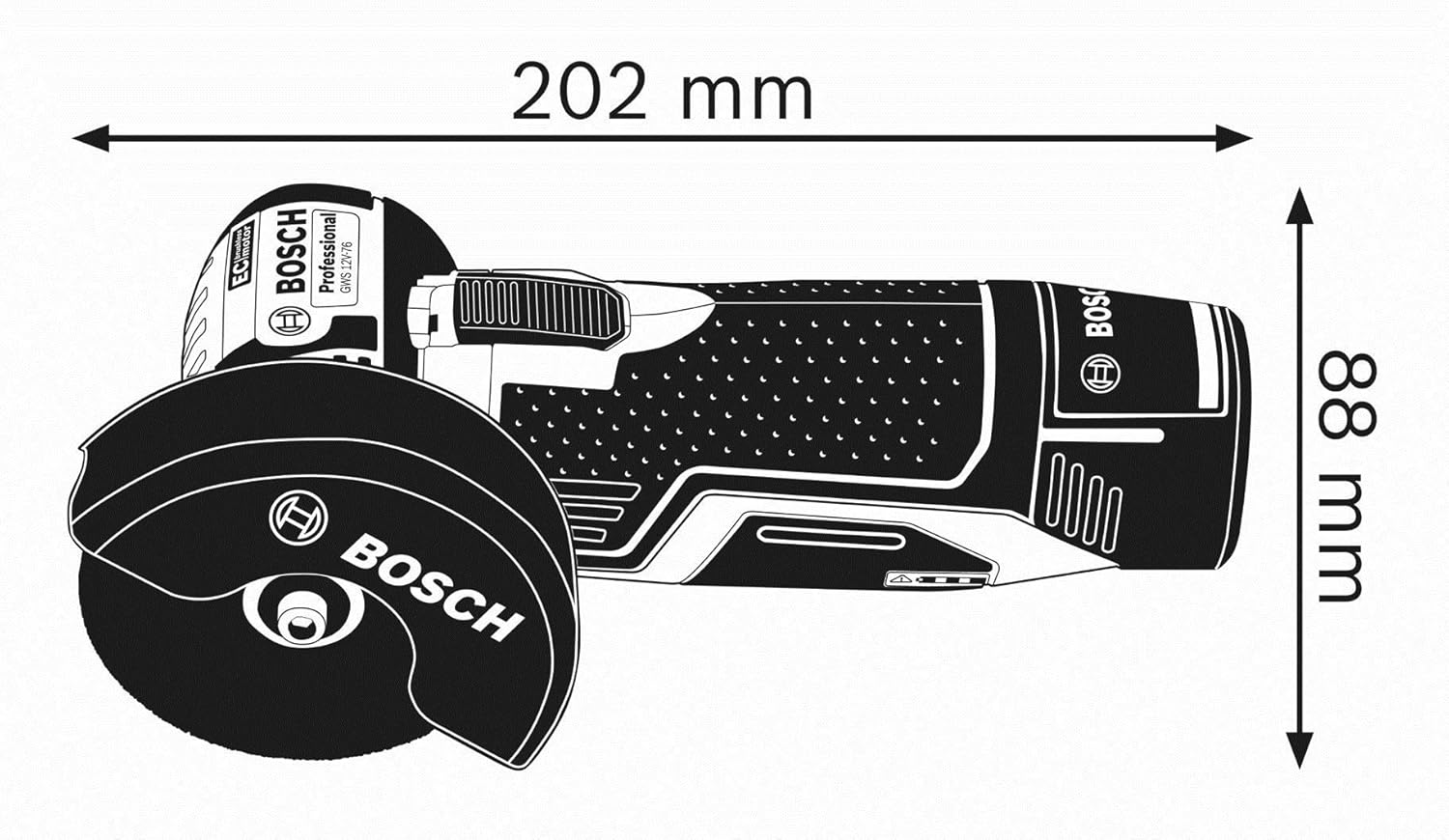 Thumbnail 2 de Bosch GWS 12V-76 meuleuse angulaire 🛠