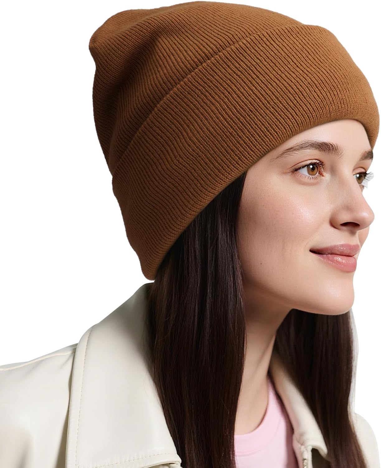 Thumbnail 2 de DRESHOW Warm Knit Beanie for Women and Men: a cosy, fleece-lined option for cold weather
