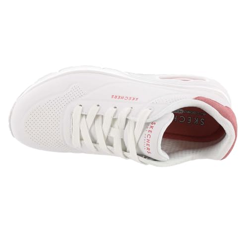 Thumbnail 2 de Skechers Uno: Zapatillas Mujer Blancas con Detalles Coral