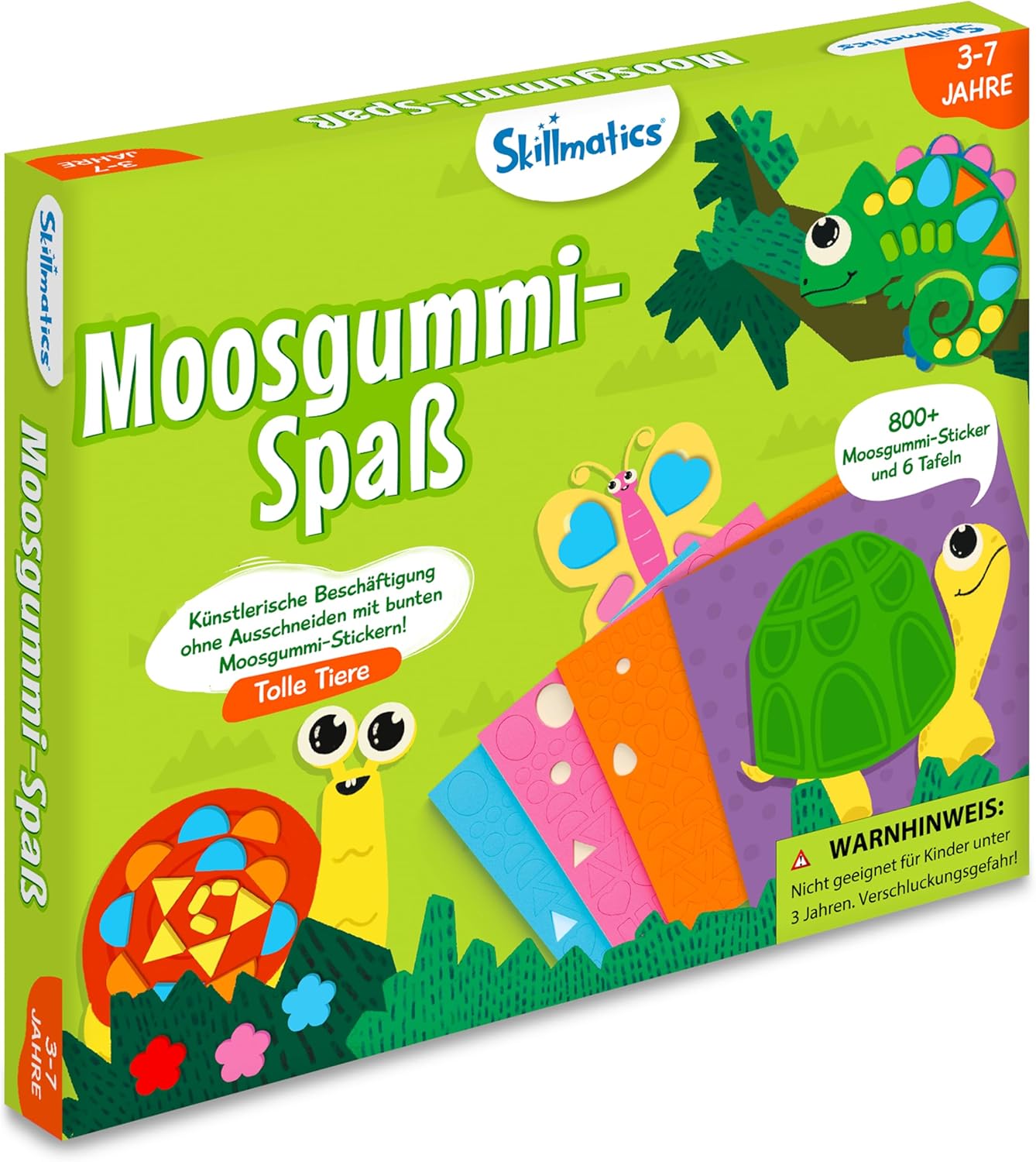 Thumbnail 5 de Skillmatics Kunstaktivität – Spaß mit Schaumstoffaufklebern (Tiere)