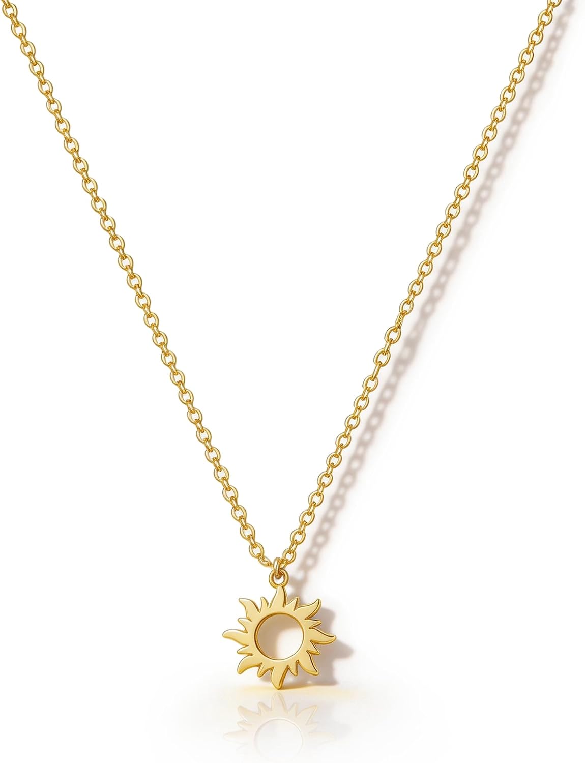 Detalle de HANLI Halskette 14K Gold vergoldet 42 cm
