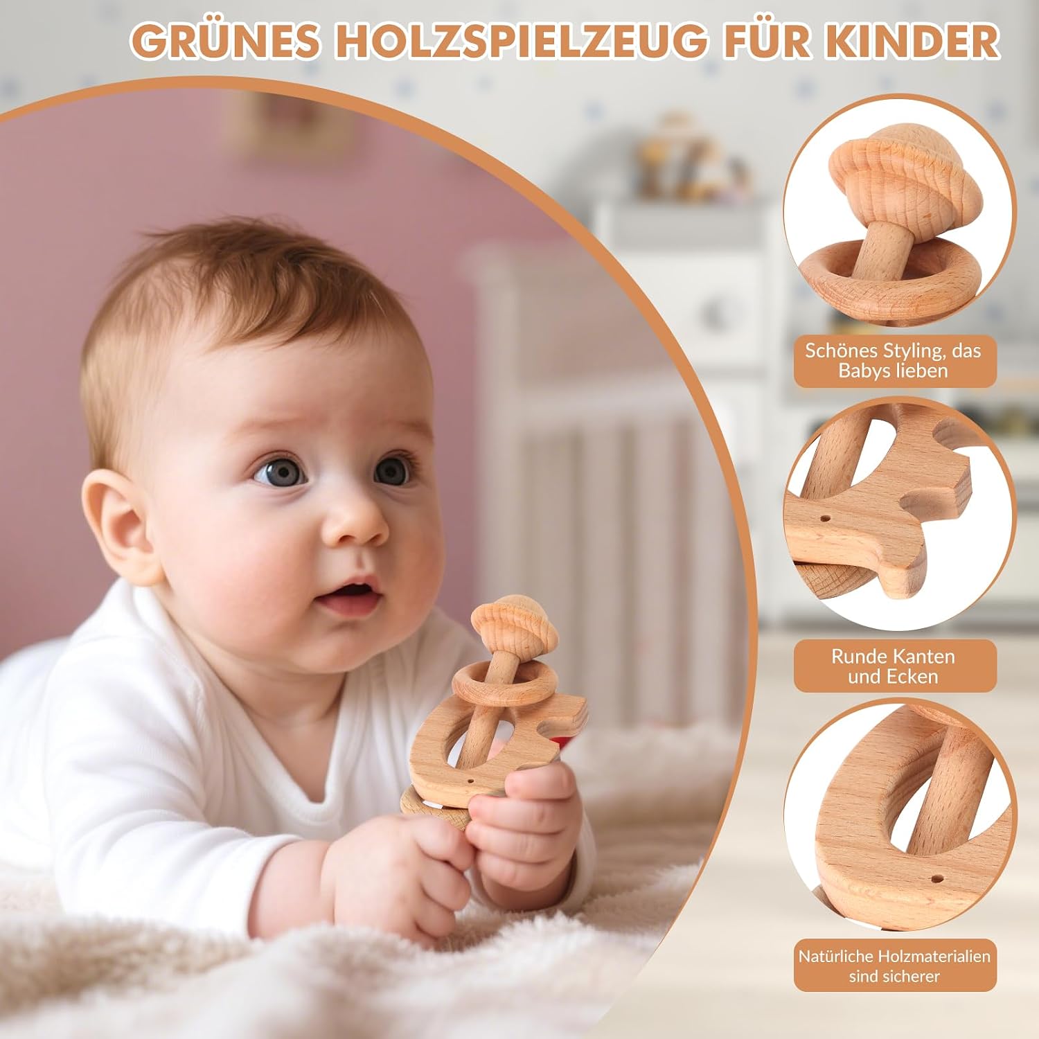 Thumbnail 4 de Neugeborenen Geschenk 7‑in‑1 Baby Geschenkset 70x100 cm