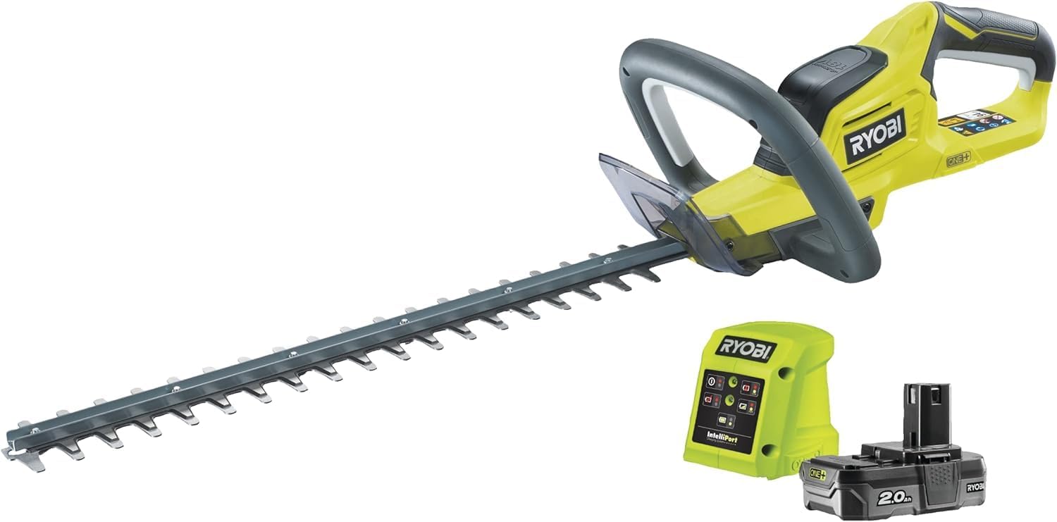 Detalle de Ryobi RHT184520: Tagliasiepi a batteria 18V One+ da 45 cm per siepi ordinate e facili da gestire