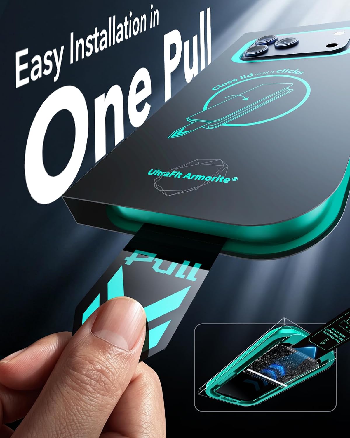 Detalle 2 de ESR 9H+ Glass for iPhone 17 Pro Max