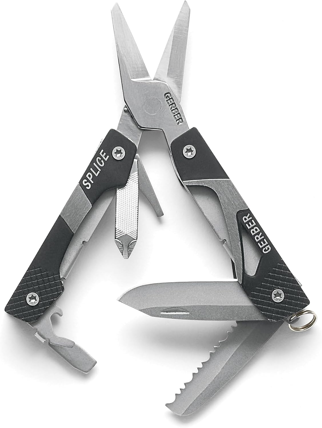 Detalle de Gerber Splice Mini Multi-Tool with Scissors, Folding Blade and Aluminium Handles