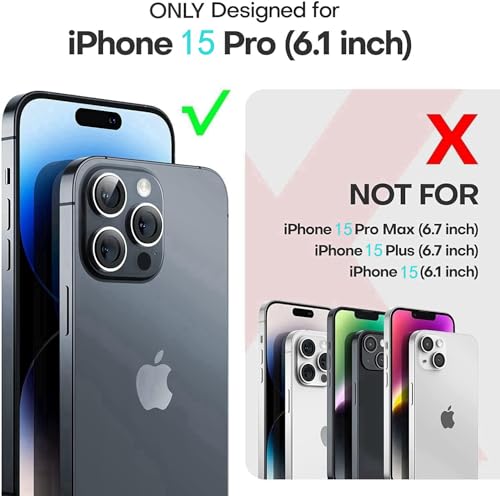 Thumbnail 1 de OLEPHY Funda Transparente con Cuerda para iPhone 15 Pro 6,1"