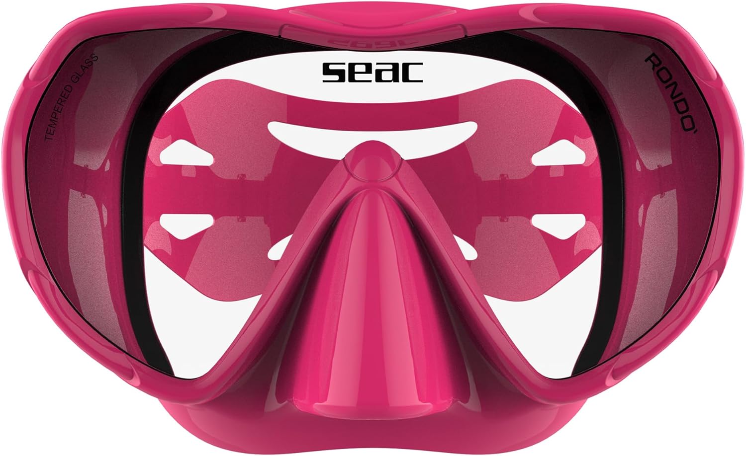 Detalle de SEAC Rondò – Masque Frameless en Silicone avec Verre Unique pour Plongée et Snorkeling