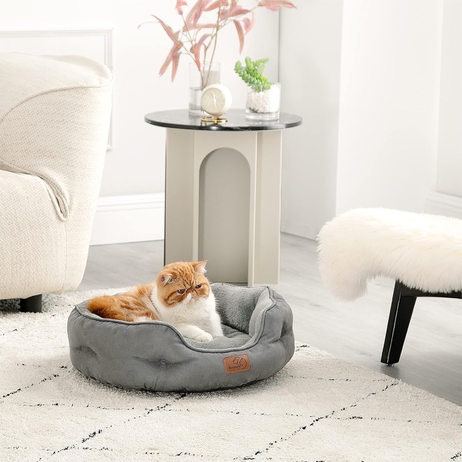 Thumbnail 6 de BEDSURE Katzenbett waschbar 51x48x15 cm