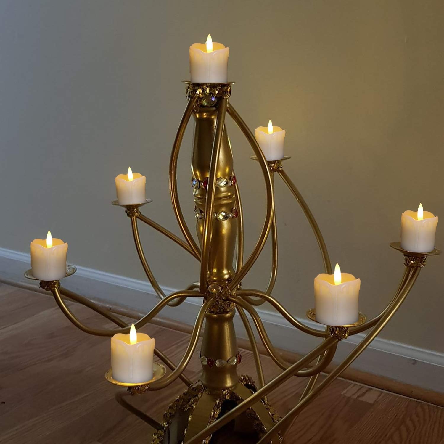 Thumbnail 6 de Real wax tea light candles 5x5cm timer