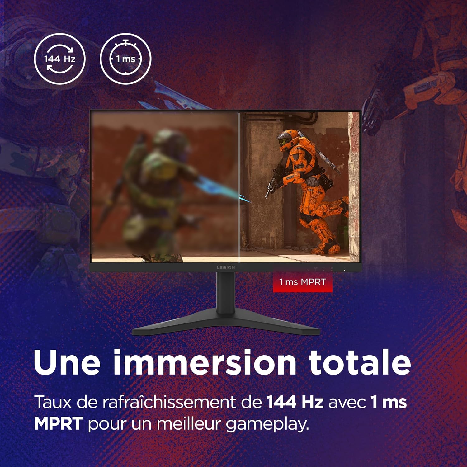 Detalle 2 de Lenovo Legion R24s 23,8 pouces écran gaming