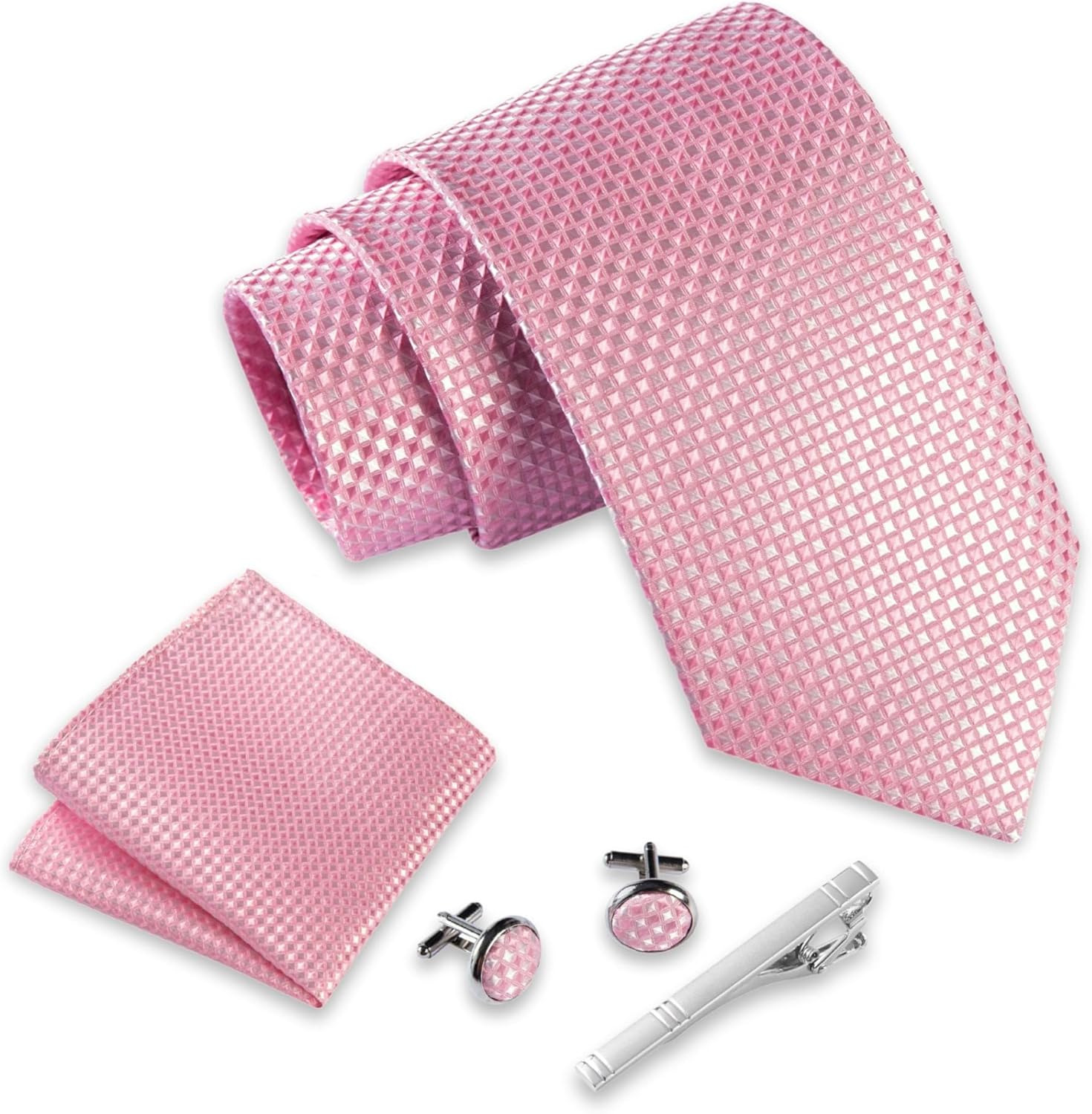 Thumbnail 1 de Massi Morino Krawatte mit Einstecktuch Set Herren – 5-in-1 Geschenkset für besondere Anlässe