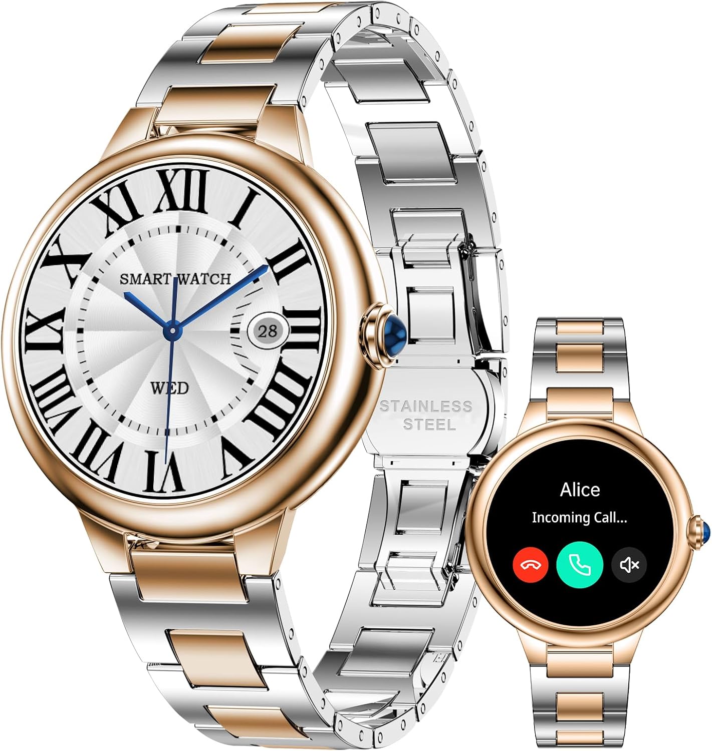Detalle de 2026 Upgrade Smart Watch for Women 1.19" AI Fitness Tracker