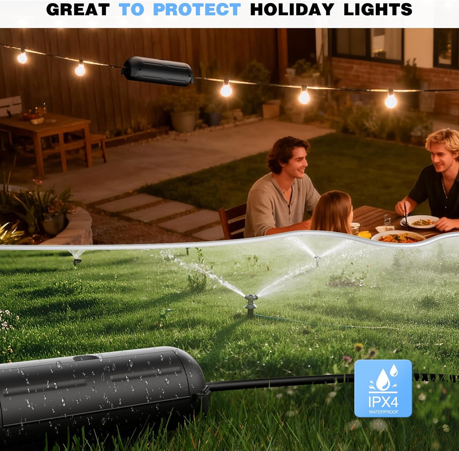 Thumbnail 5 de Flemoon 3-pack Outdoor Extension Cord Safety Cover 🔌