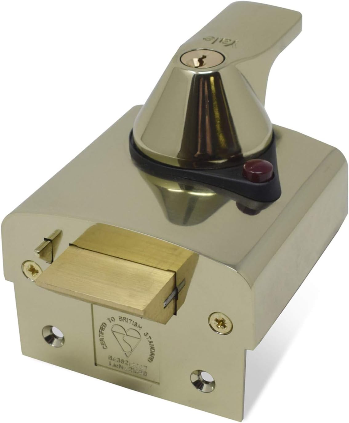 Thumbnail 2 de Yale BS2 British Standard Nightlatch (40mm backset) – Brass finish