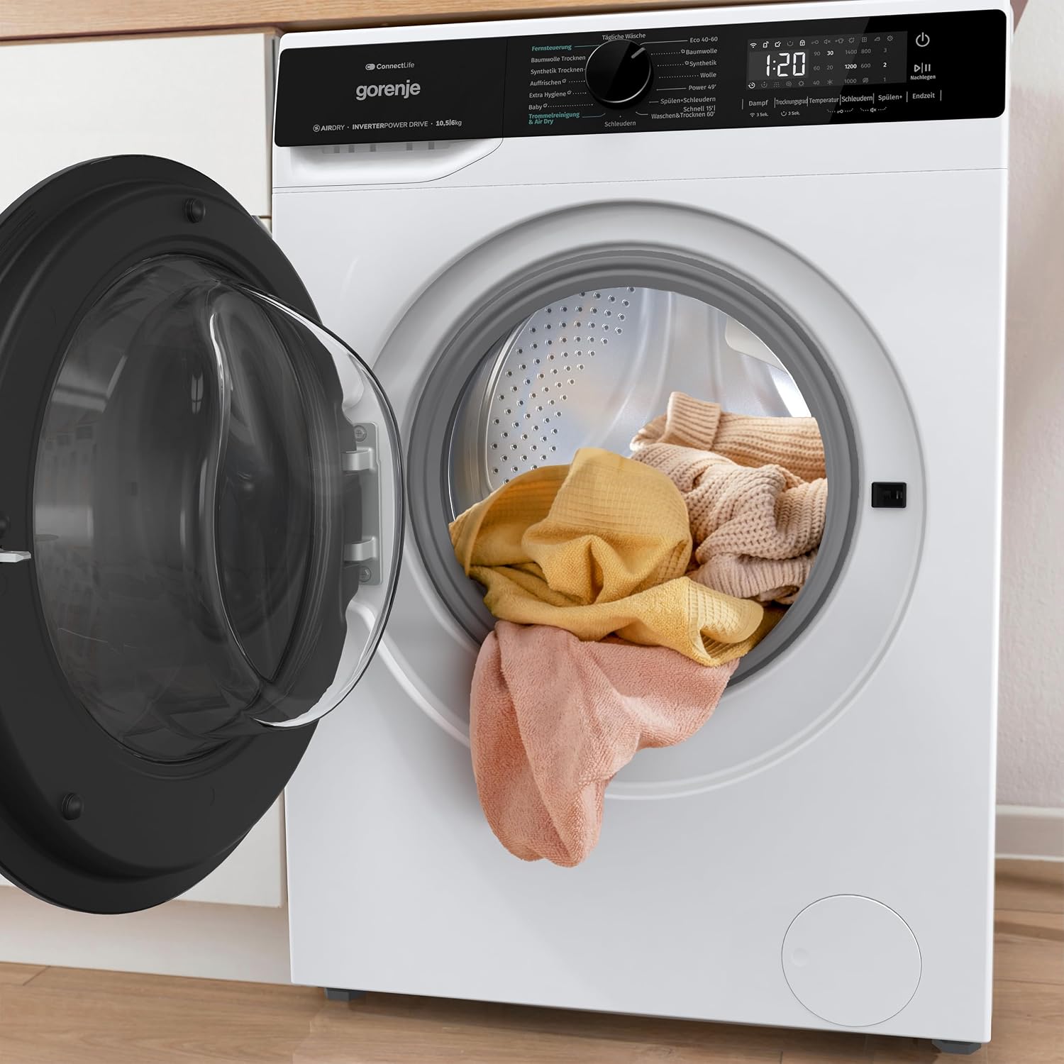 Thumbnail 6 de Gorenje WD2PA1X64ADW/DE Waschtrockner Connect Life – effiziente Allroundlösung mit Allergie-Schutz