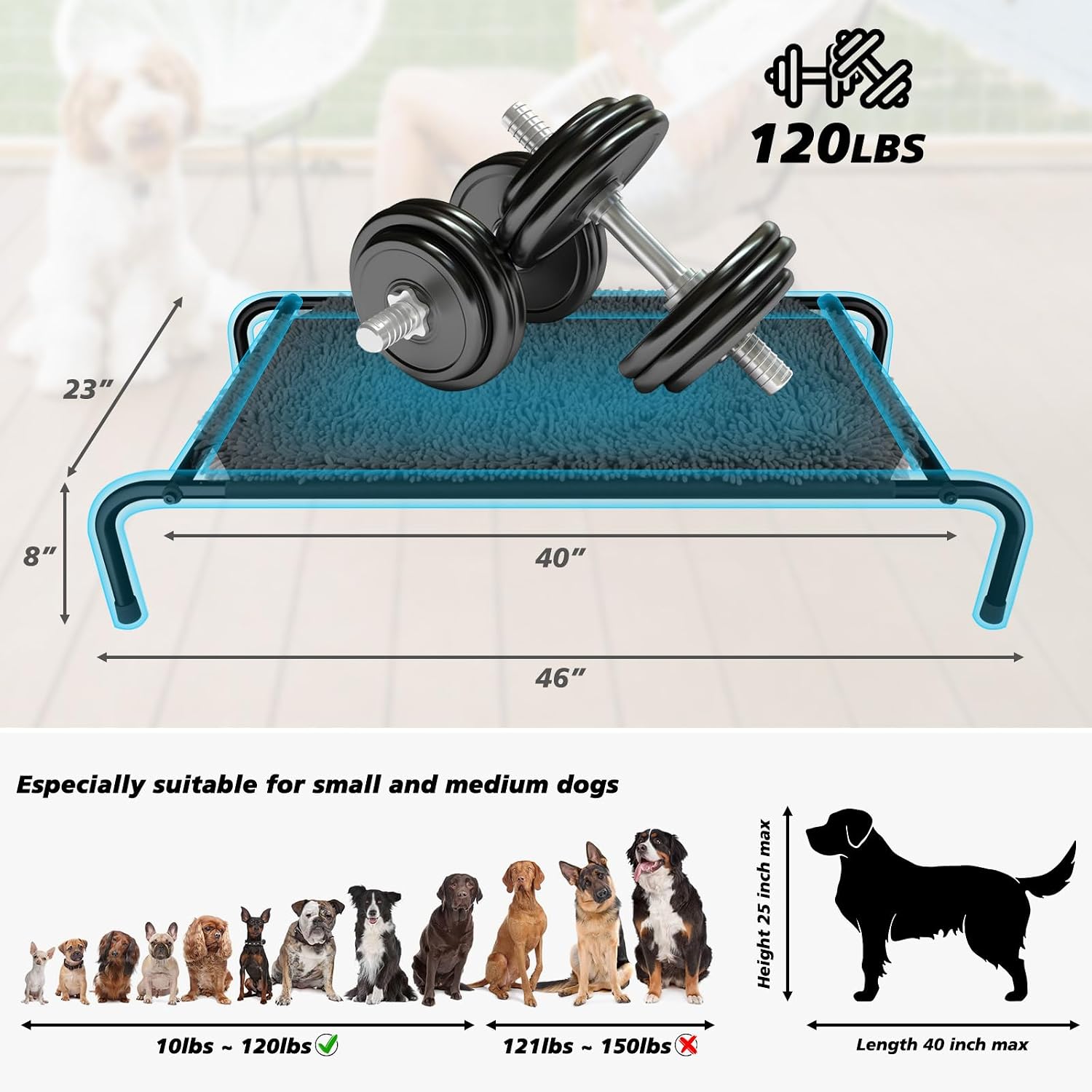 Detalle de Rundik Dog Snuffle Mat 23 x 40 inches