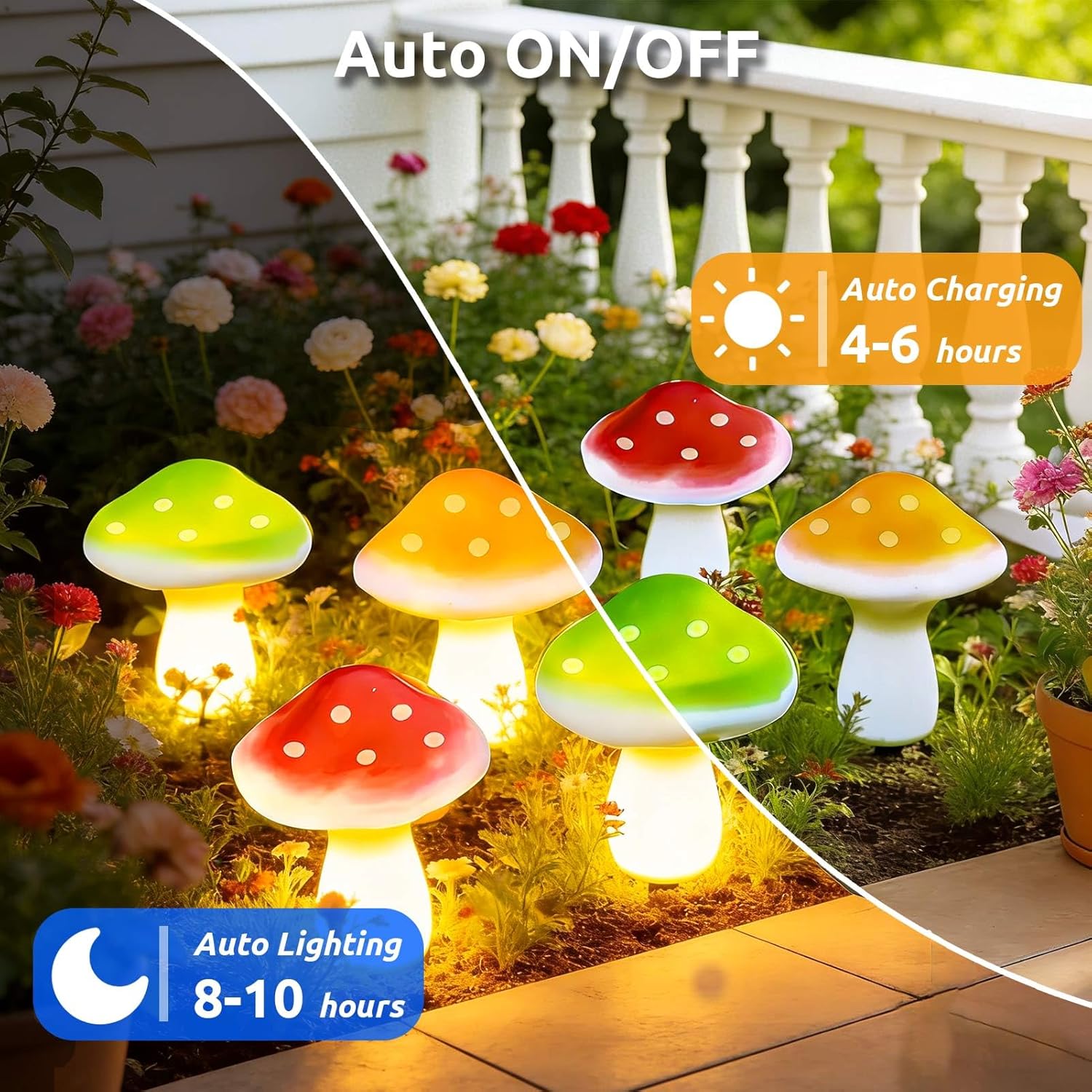 Thumbnail 4 de Joycome Solar Mushroom Lights