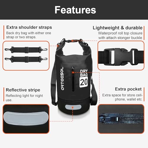 Detalle de Blackace arteesol Waterproof Dry Bag 5L / 10L / 20L / 30L