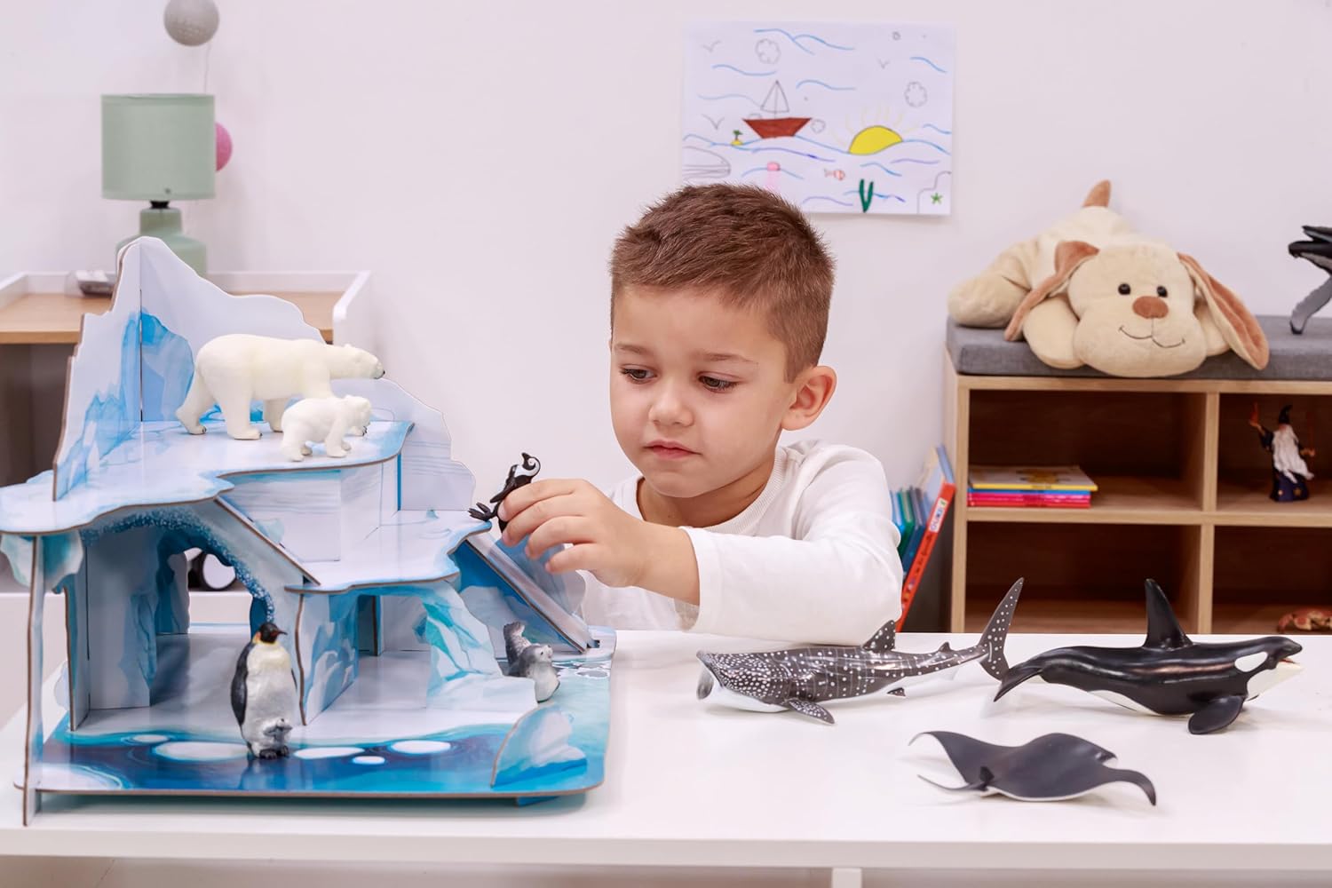 Thumbnail 6 de Papo Calamaro Gigante realistico (collezione Universo Marino) – statuetta da gioco educativo, 3 anni+