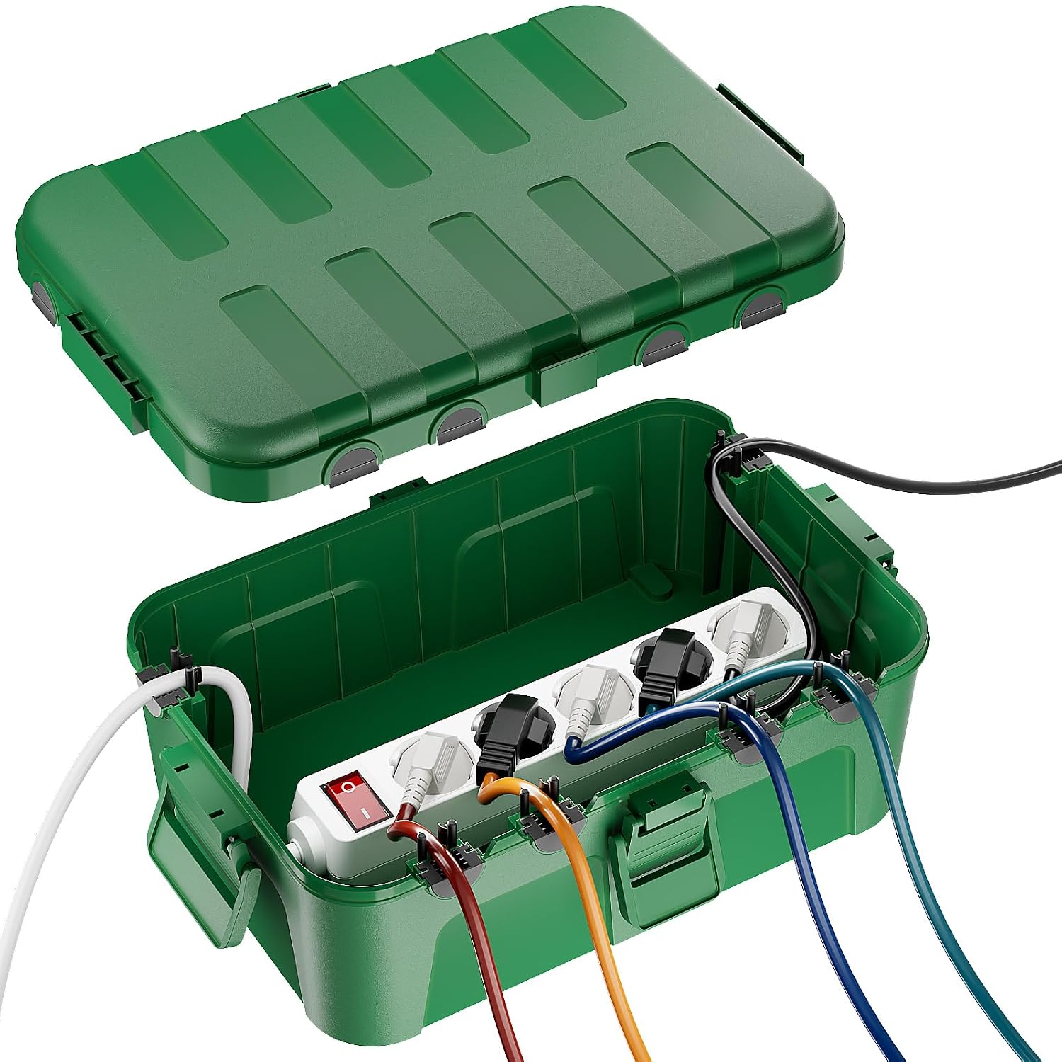 Detalle de Restmo 96f9a7f9-426a-4af2-8f26-848d38d2a8e9 stekkerbeschermdoos IP54, 6 kabelingangen