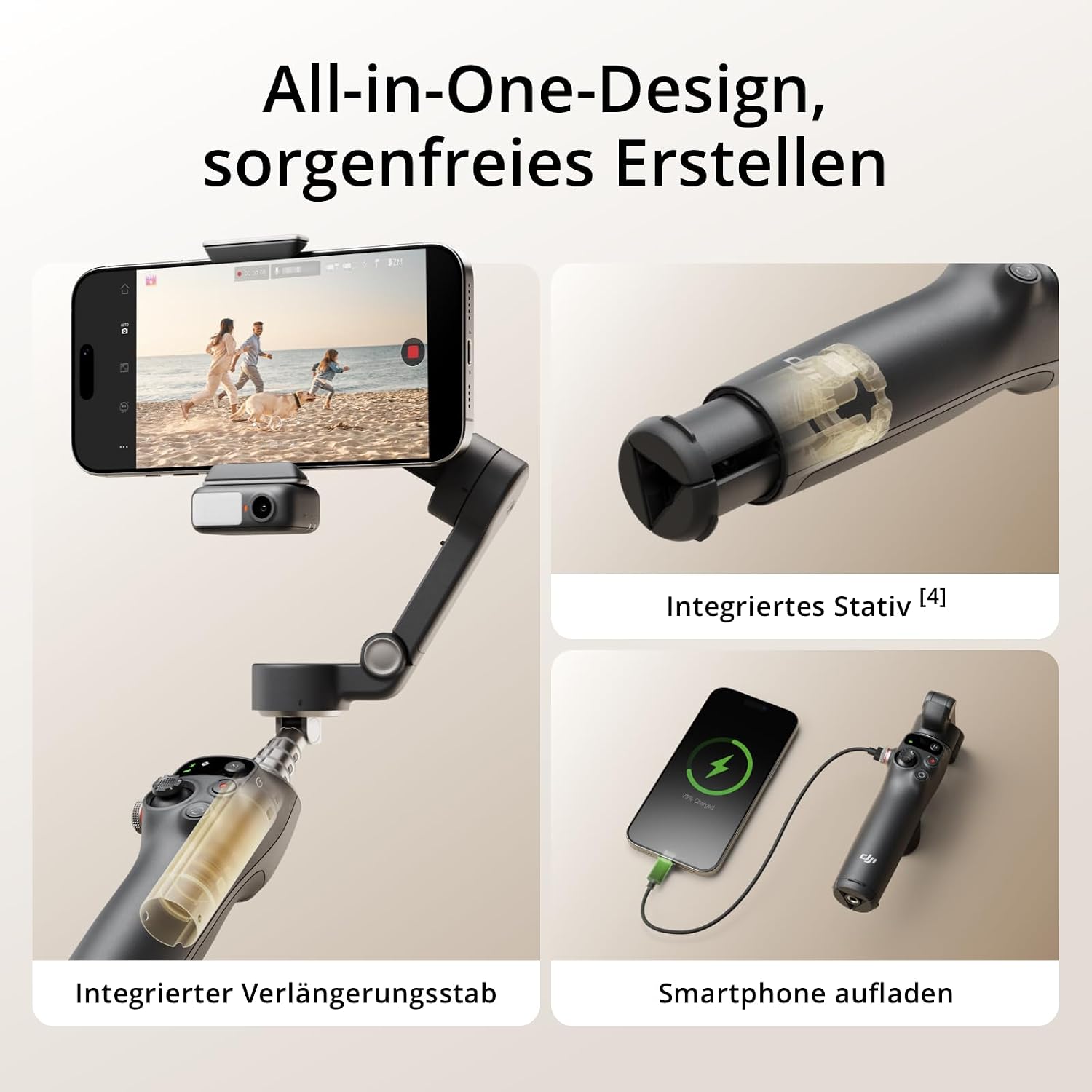 Thumbnail 4 de DJI Osmo Mobile 7P Gimbal-Stabilisator für Smartphone