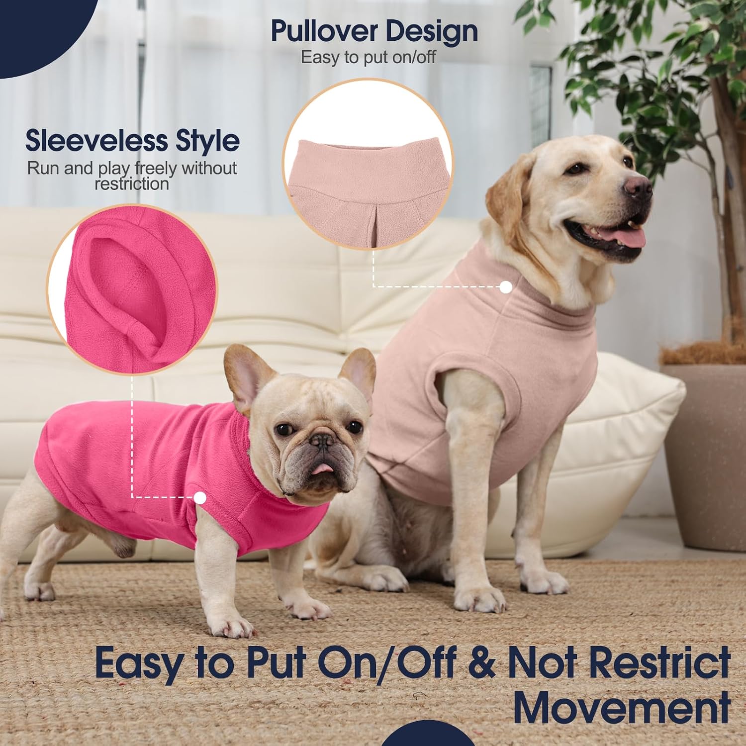 Detalle 1 de IECOii Dog Fleece Sweater 5XL