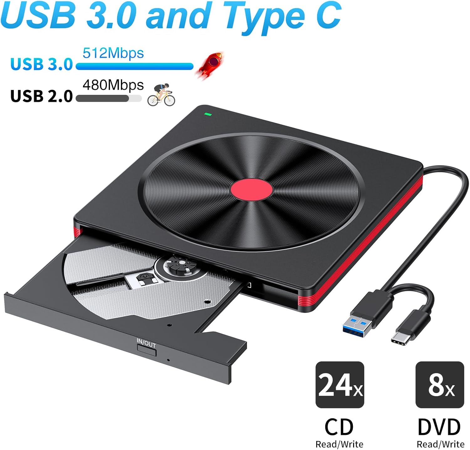 Thumbnail 2 de Externes DVD Laufwerk USB 3.0