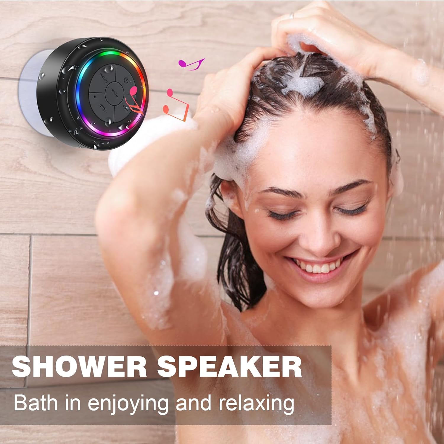 Thumbnail 1 de HAISSKY Bluetooth Shower Speaker IPX7