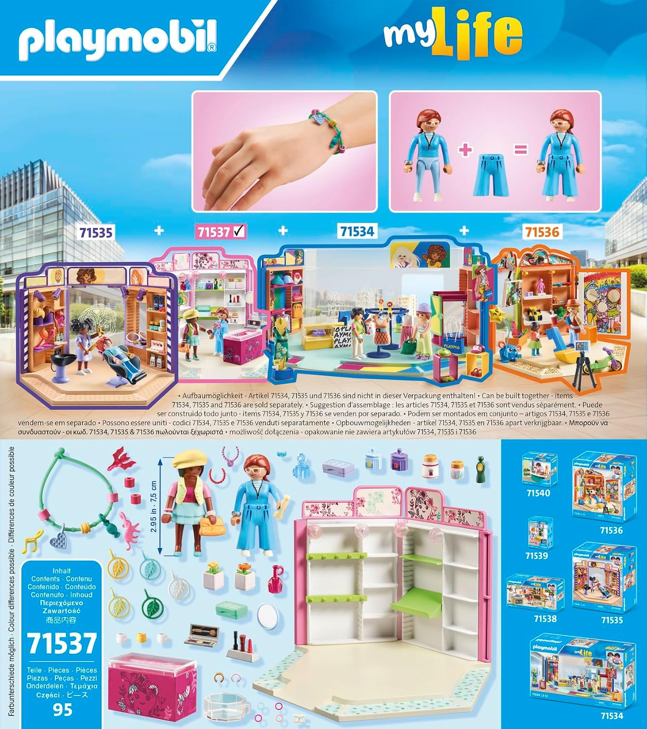 Thumbnail 4 de PLAYMOBIL myLife 71537 Negozio di Accessori: stile e divertimento per bambini dai 5 anni