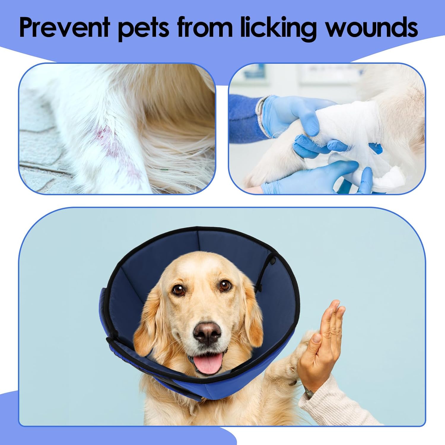 Thumbnail 4 de Preferhouse Small Dog Cone Collar adjustable S
