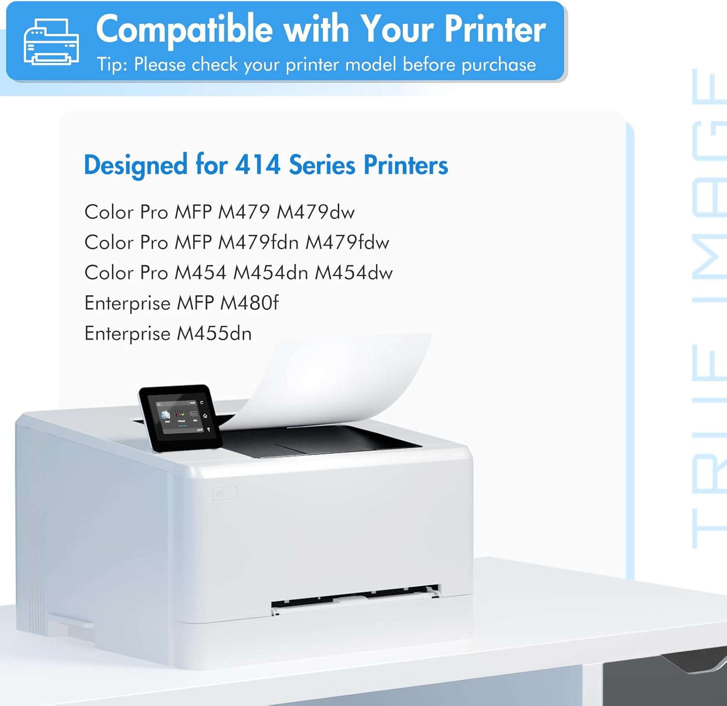 Thumbnail 1 de 414X Toner Cartridges 4 Pack High Yield 🖨
