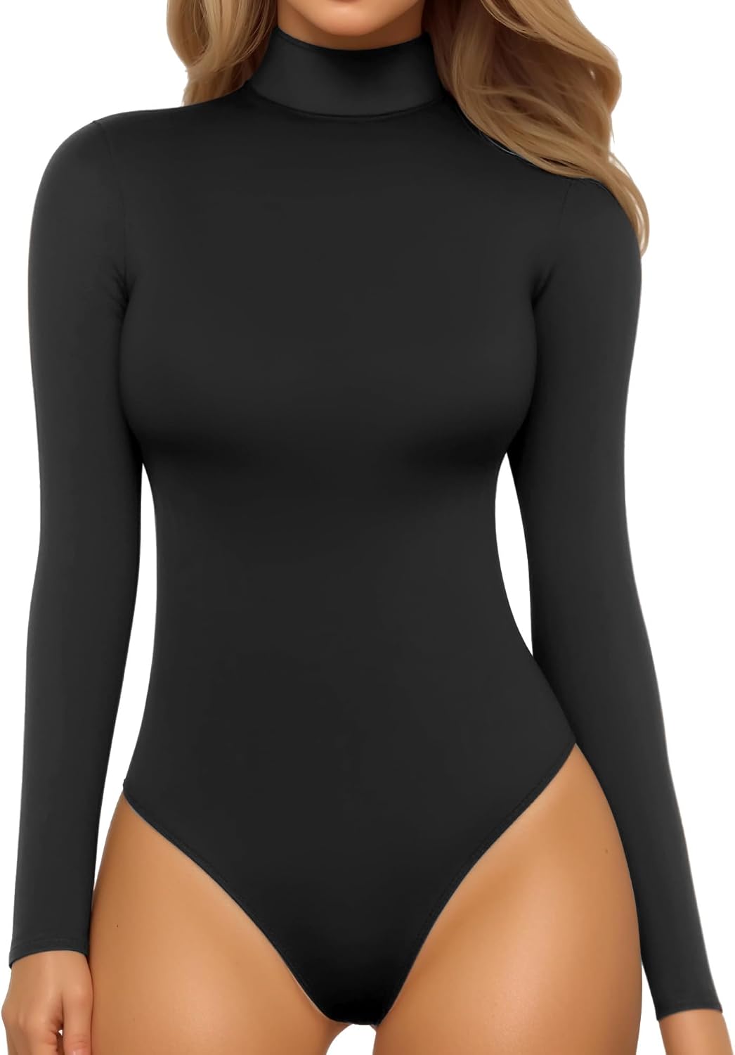 Detalle de MANGOPOP Mock Turtle Neck Bodysuit