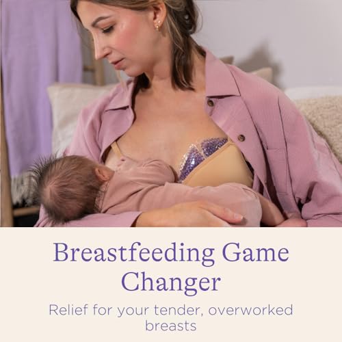 Detalle de Lansinoh Breast Therapy Packs: Hot & Cold Breast-Pads (2 Pack) with 2 Soft Covers