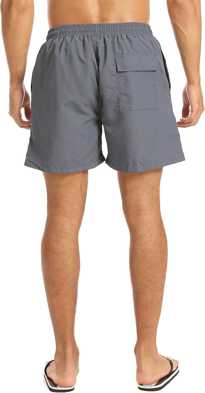 Detalle 2 de Tansozer men’s waterproof quick-dry swim shorts with mesh lining