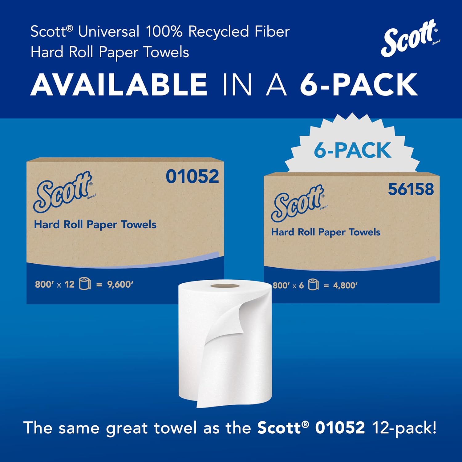 Thumbnail 2 de Scott Professional Hard Roll Paper Towels 800' 🧻