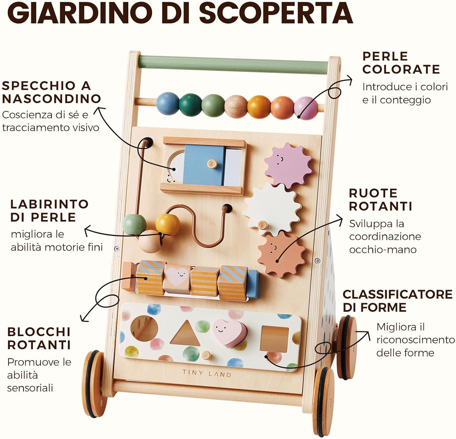 Thumbnail 4 de Tiny Land girello in legno