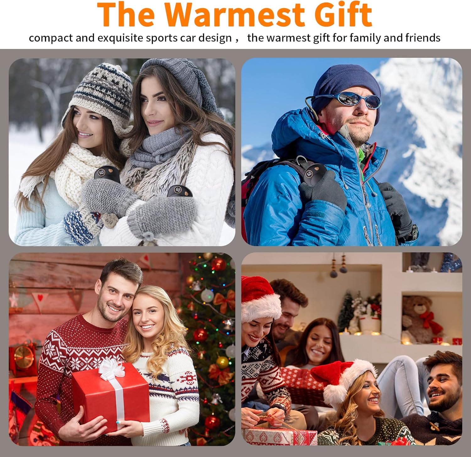 Thumbnail 5 de HONEYYEAR Hand Warmers Rechargeable 2 Pack — 10000mAh Portable Dual Heater with LED Display
