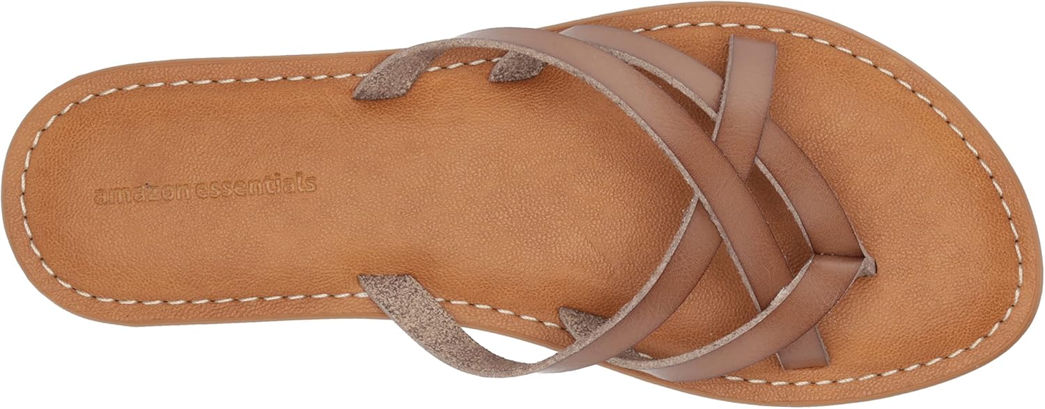 Thumbnail 5 de Amazon Essentials Damen Flache Riemchensandale zum Hineinschlüpfen – Zehentrenner mit Memory-Schaum