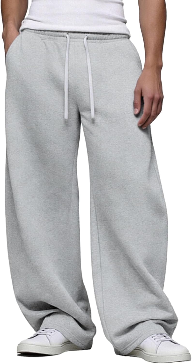 Detalle de FEDTOSING Mens Baggy Joggers Open Hem Premium Wide Leg Sweatpants