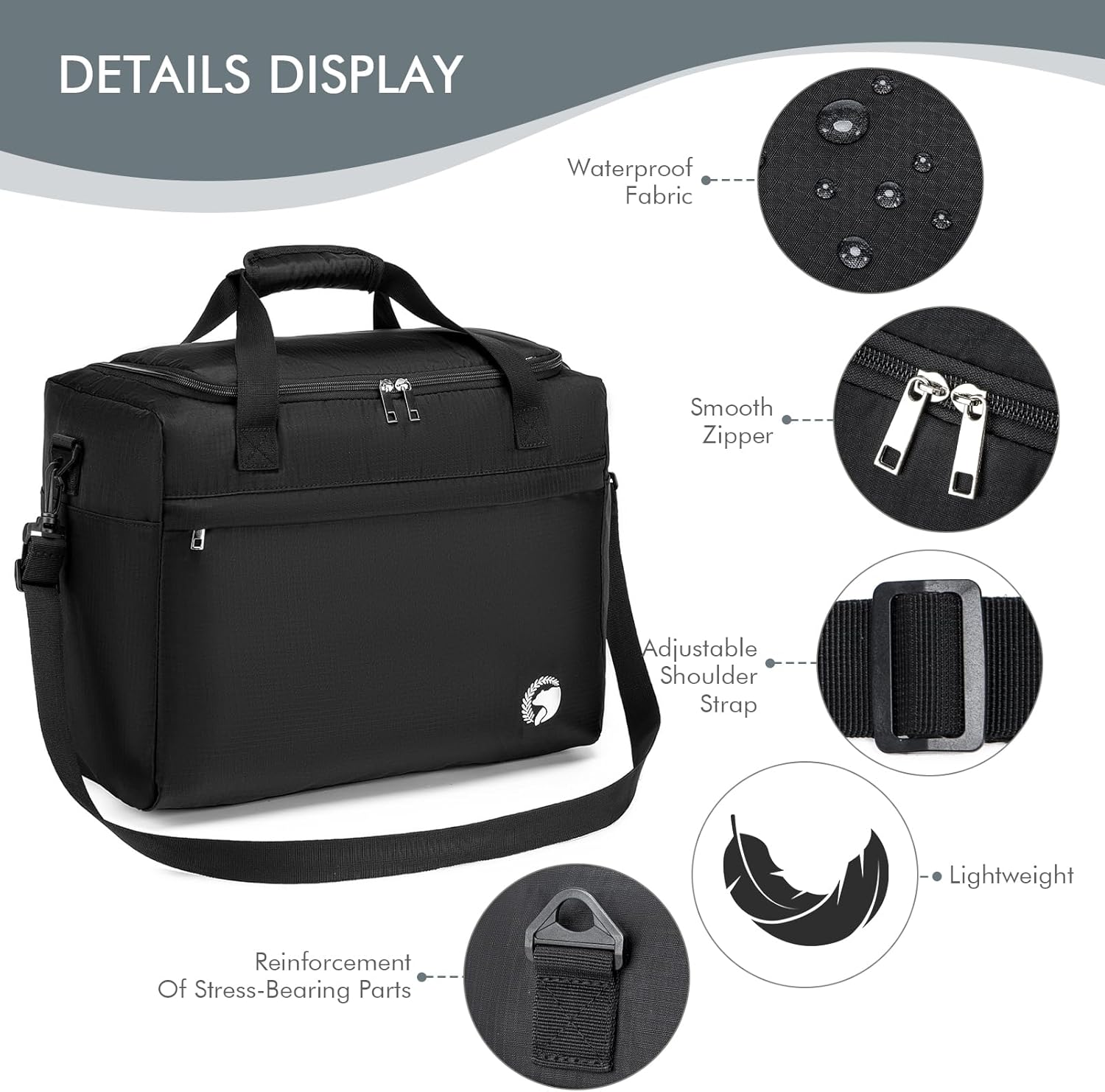 Thumbnail 5 de BAGZY Sac cabine 40 30 20 Transavia Wizzair Imperméable 25L